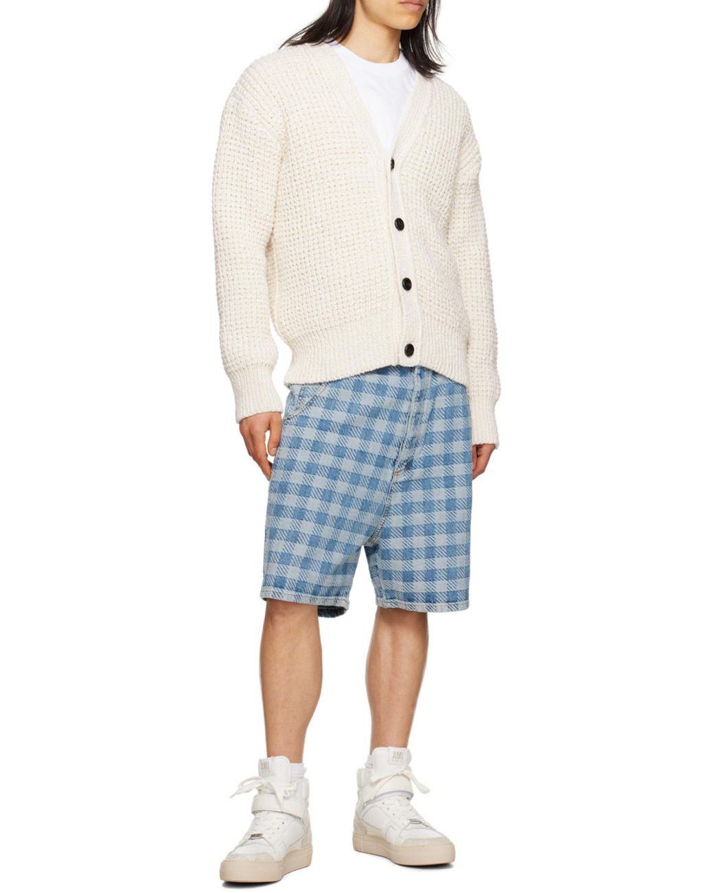 AMI White Sweaters for men