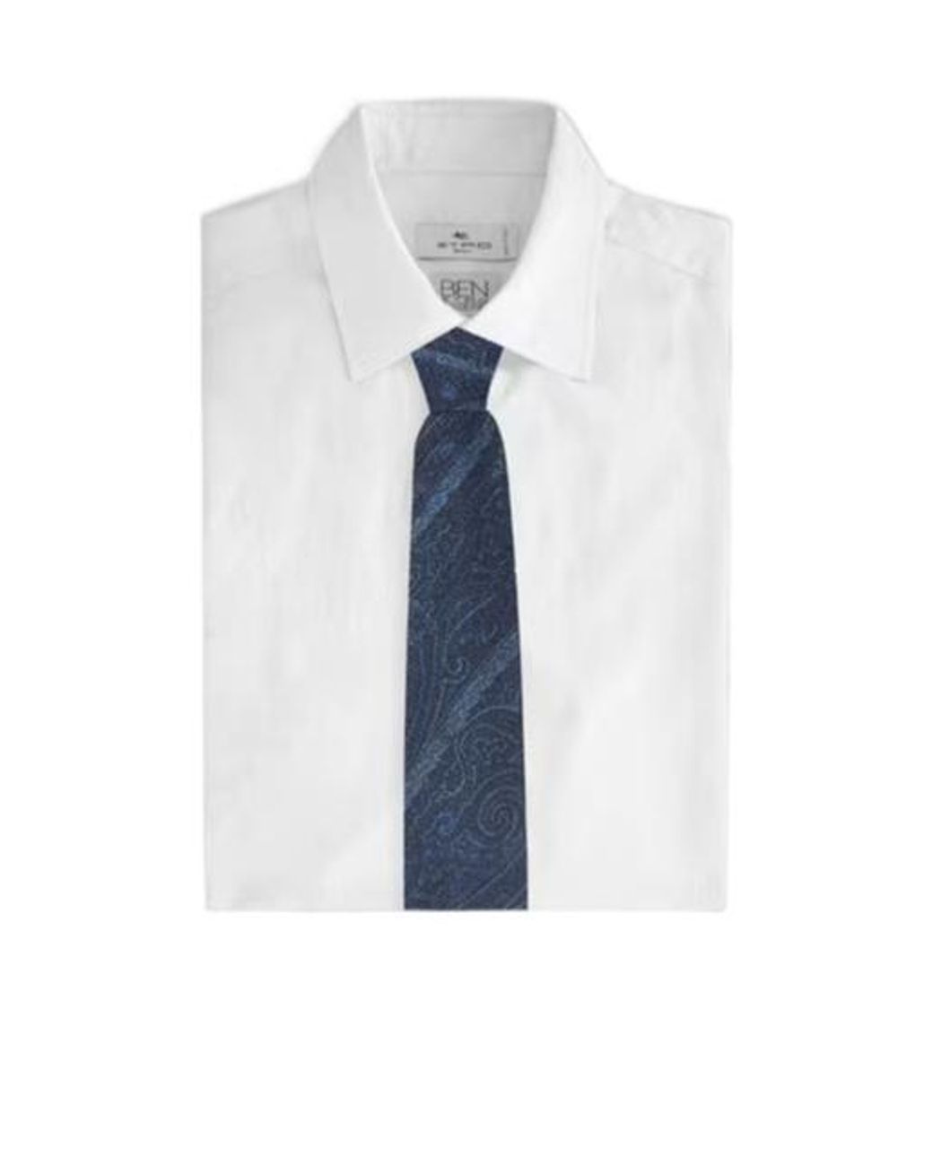 Etro Blue Arnica-Motif Jacquard Tie for men