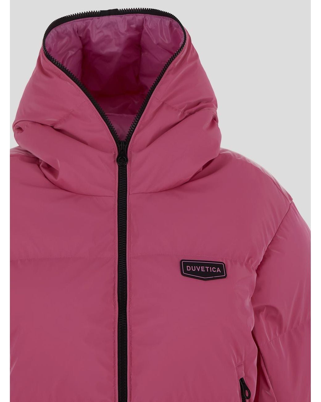 Duvetica Purple Hooded Cotton Suit