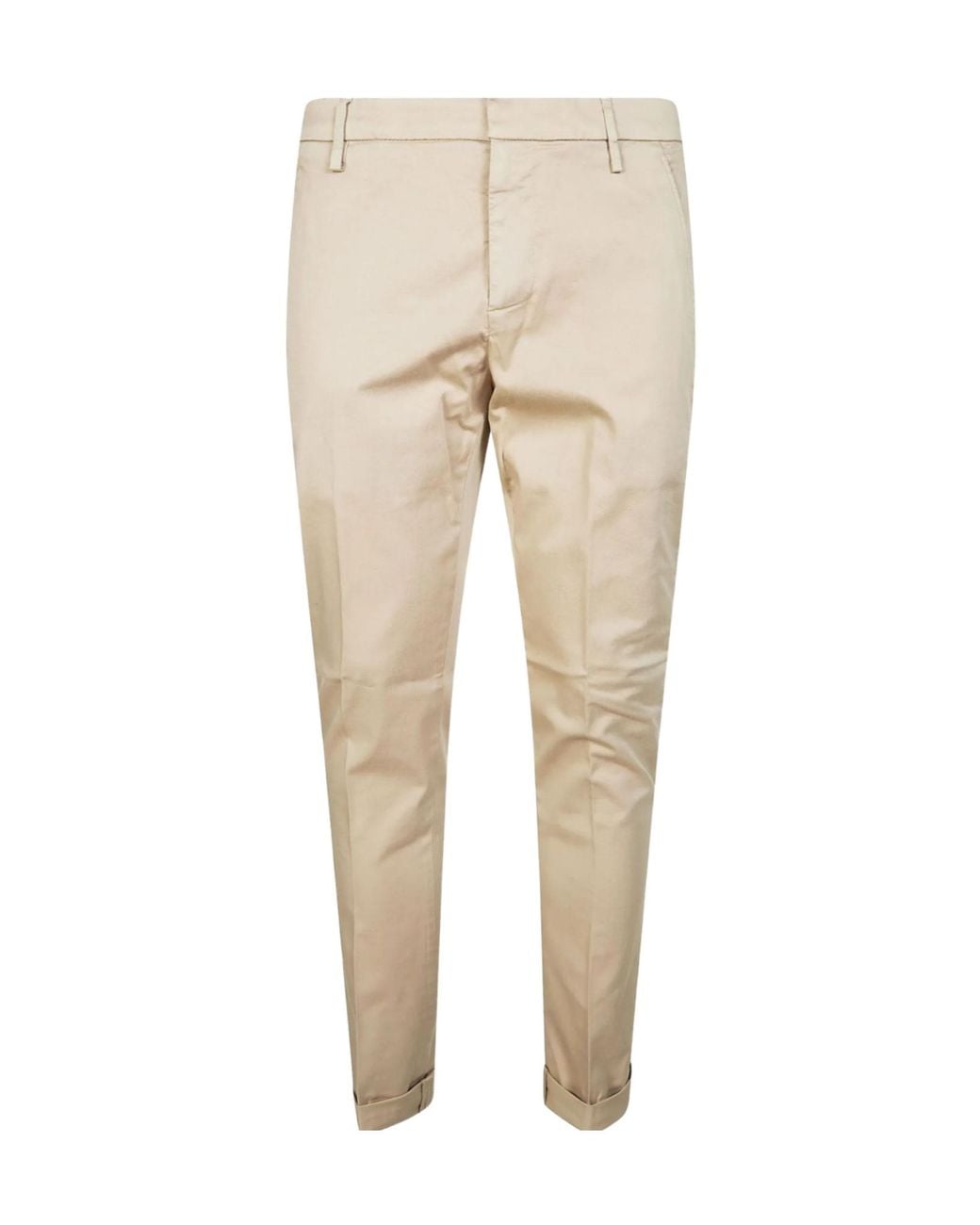 Dondup Natural Belt Loop Trousers for men