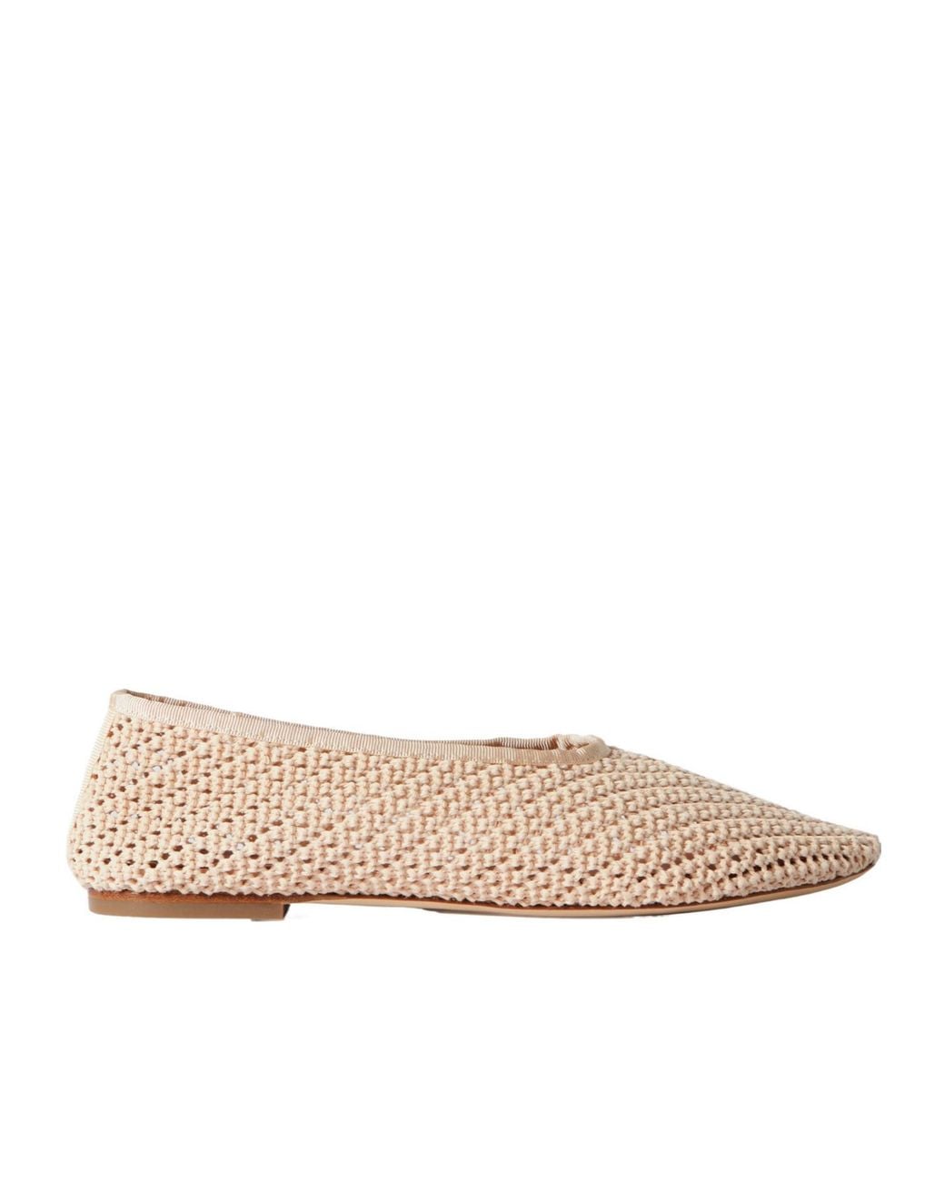 Staud Natural Woven Flat Shoes