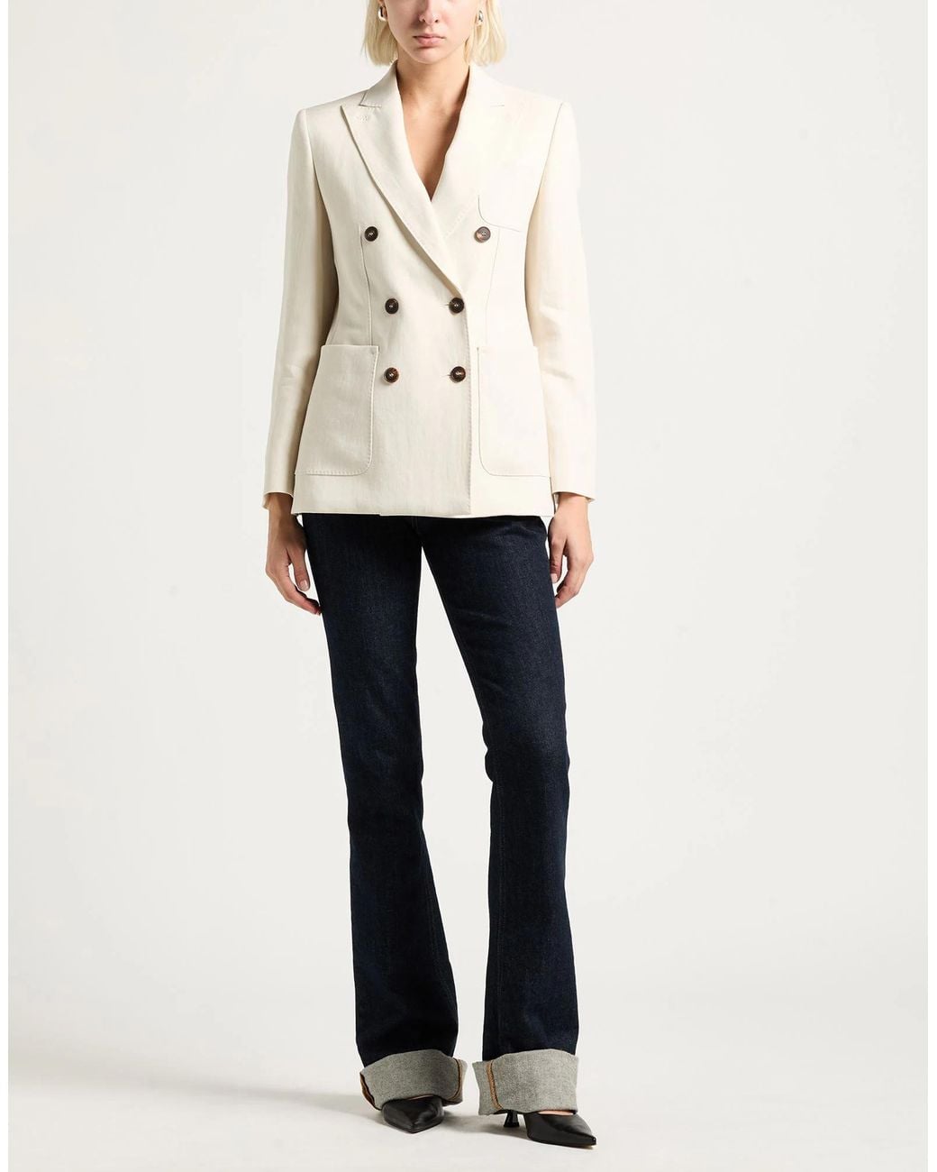 Max Mara White Double- Suit