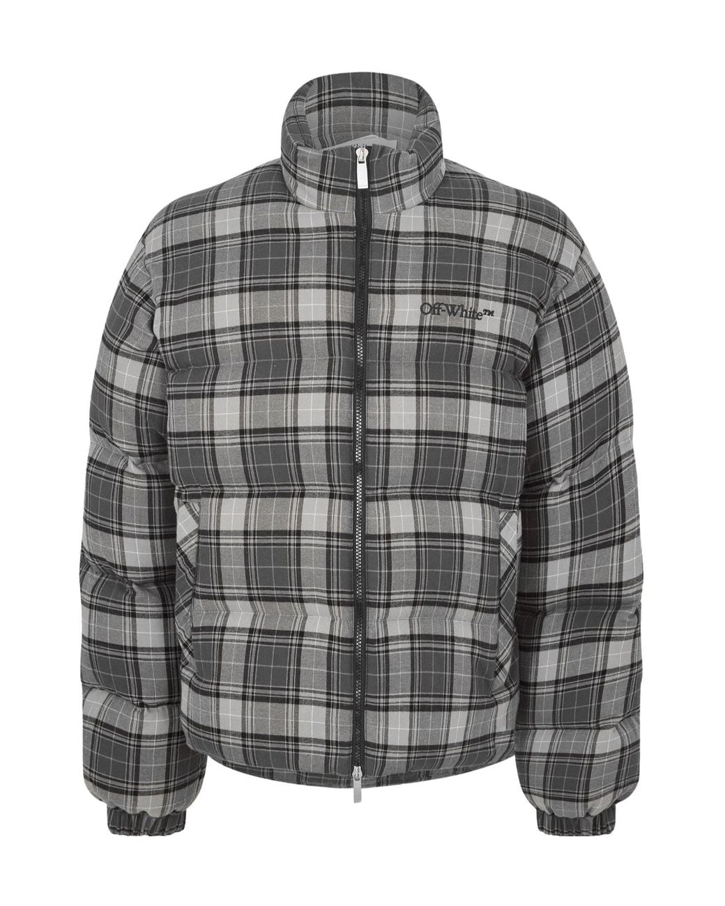 Off-White c/o Virgil Abloh Gray Casual Windproof Stylish Jacket for men