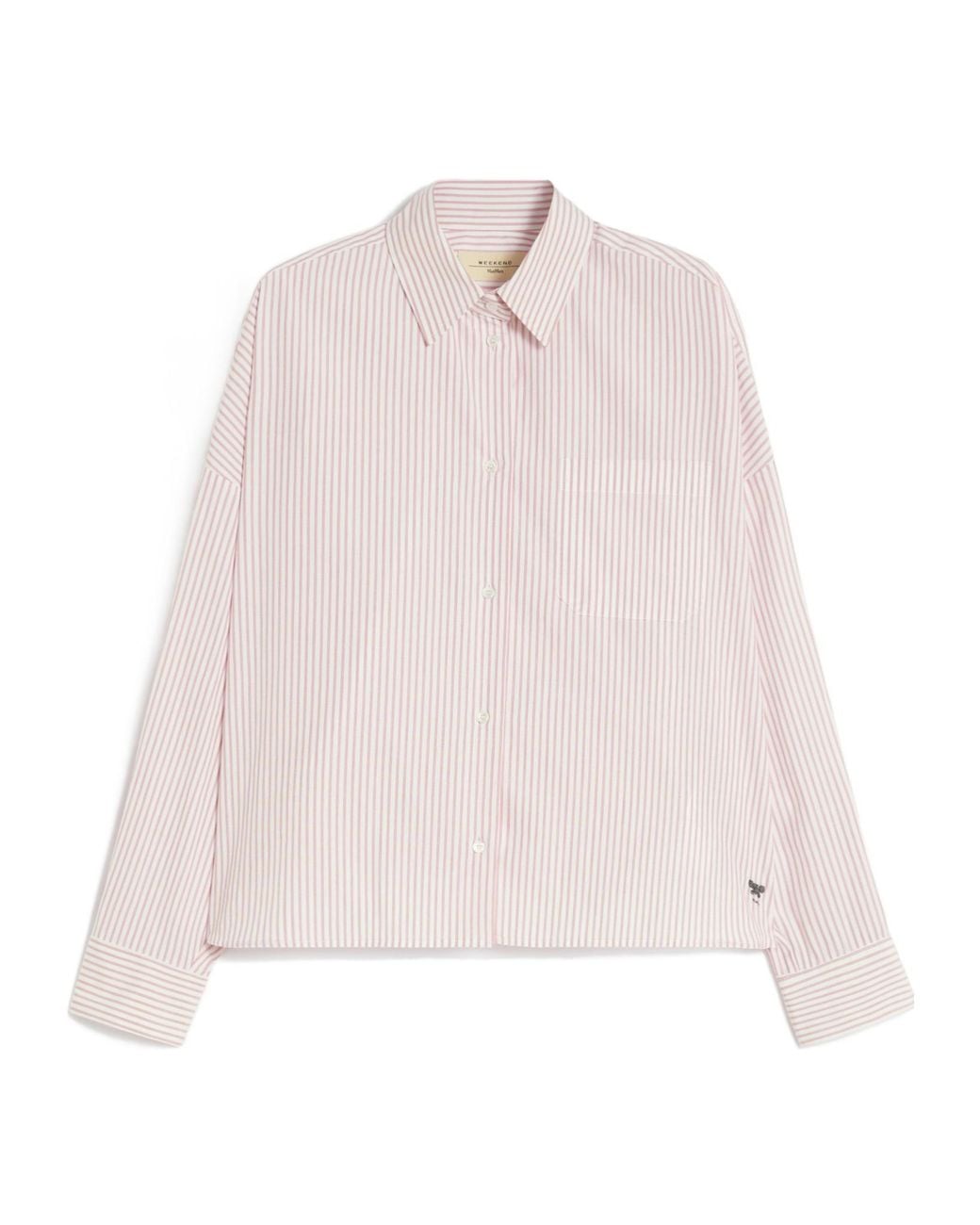 Weekend by Maxmara Pink Aureo Striped Button-Up Shirt