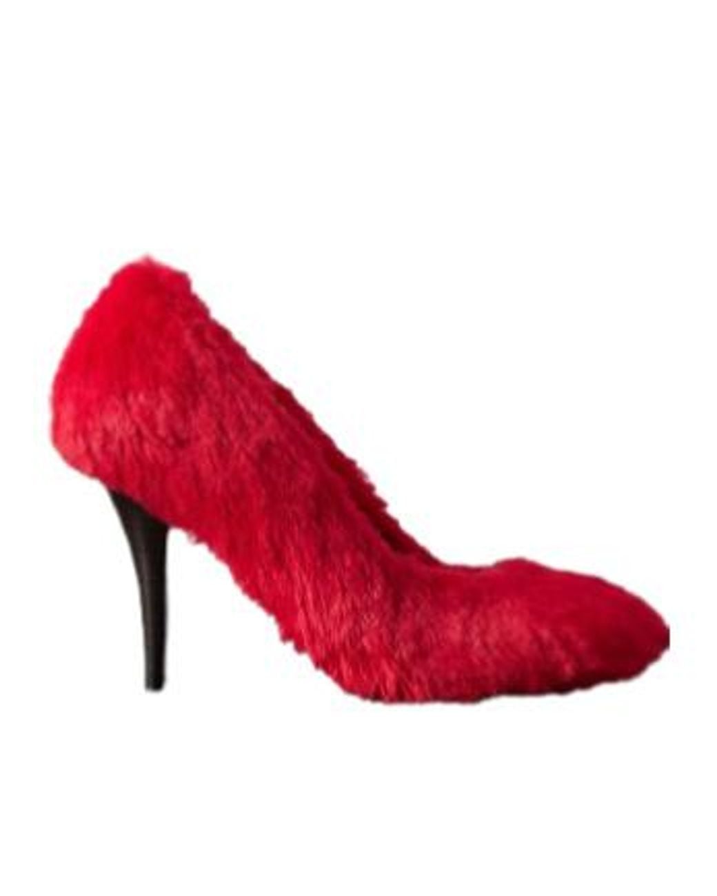 Stella McCartney Red Ryder 95Mm Faux-Fur Pumps