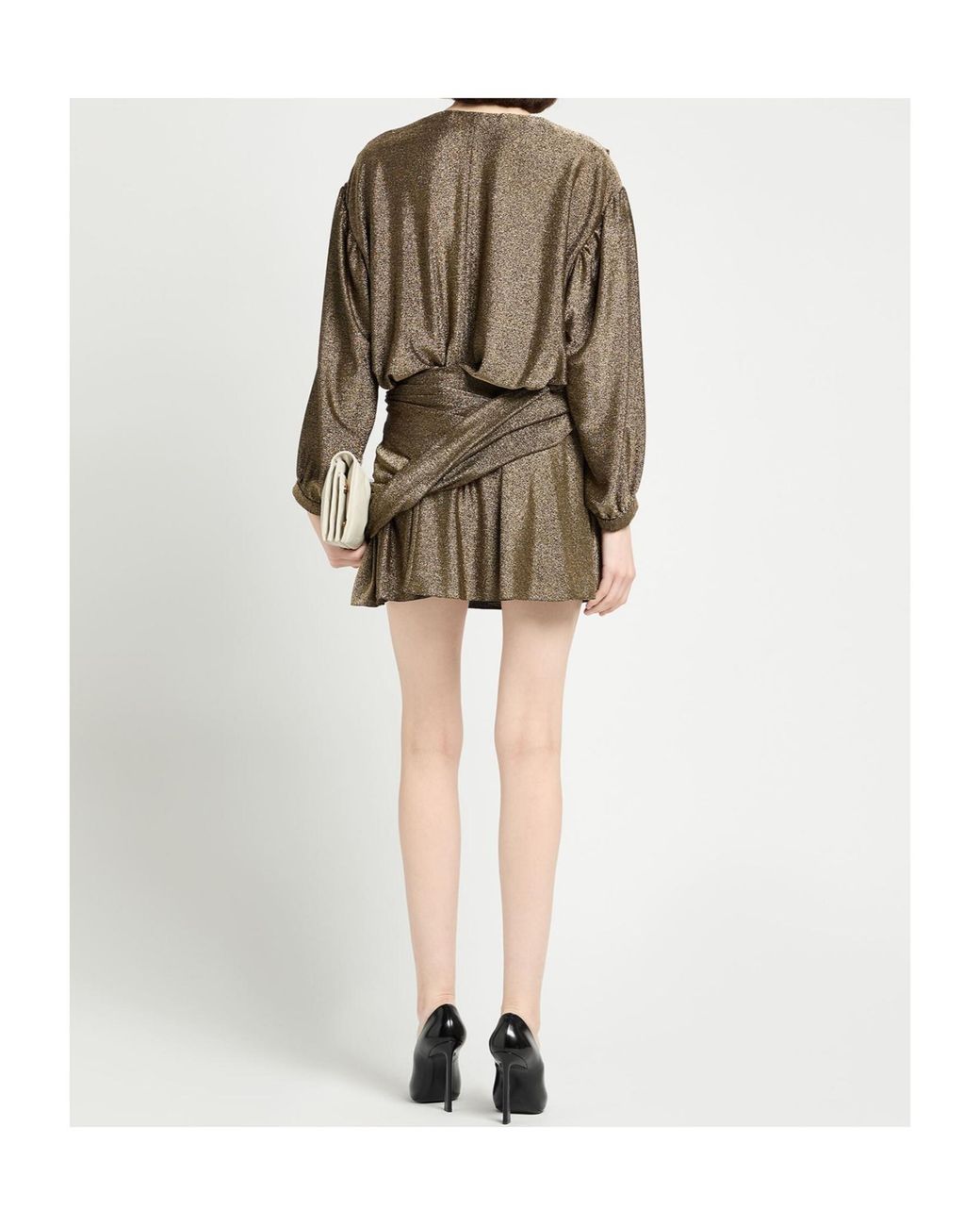 Balenciaga Gray Short Dresses
