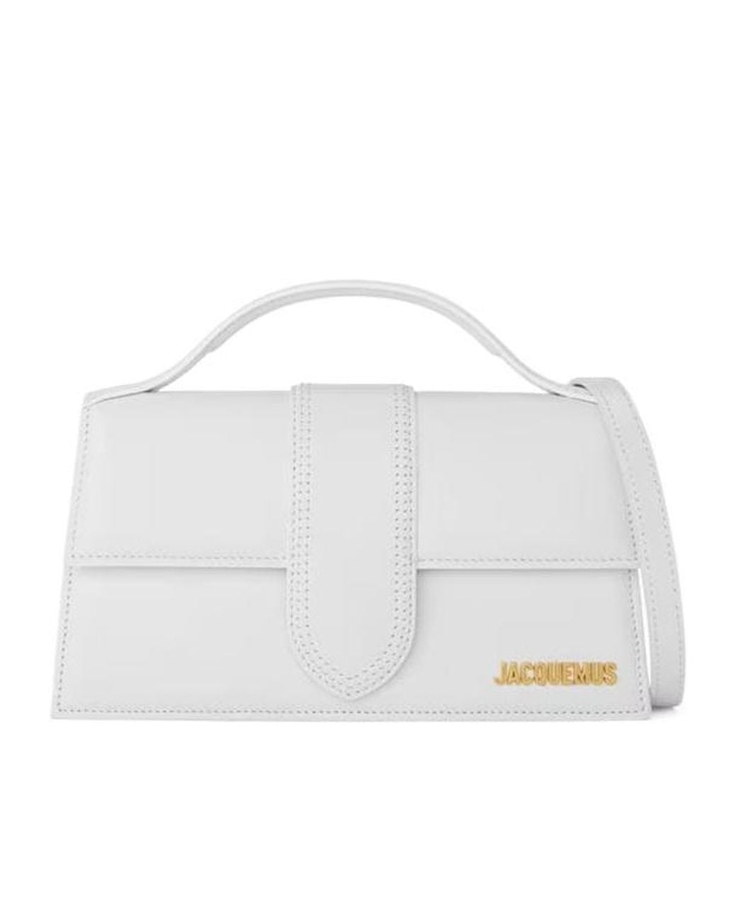 Jacquemus White Flap Shoulder Bag