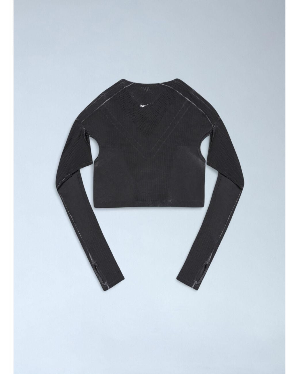 KNWLS Black Cut-Out Cropped Knitwear