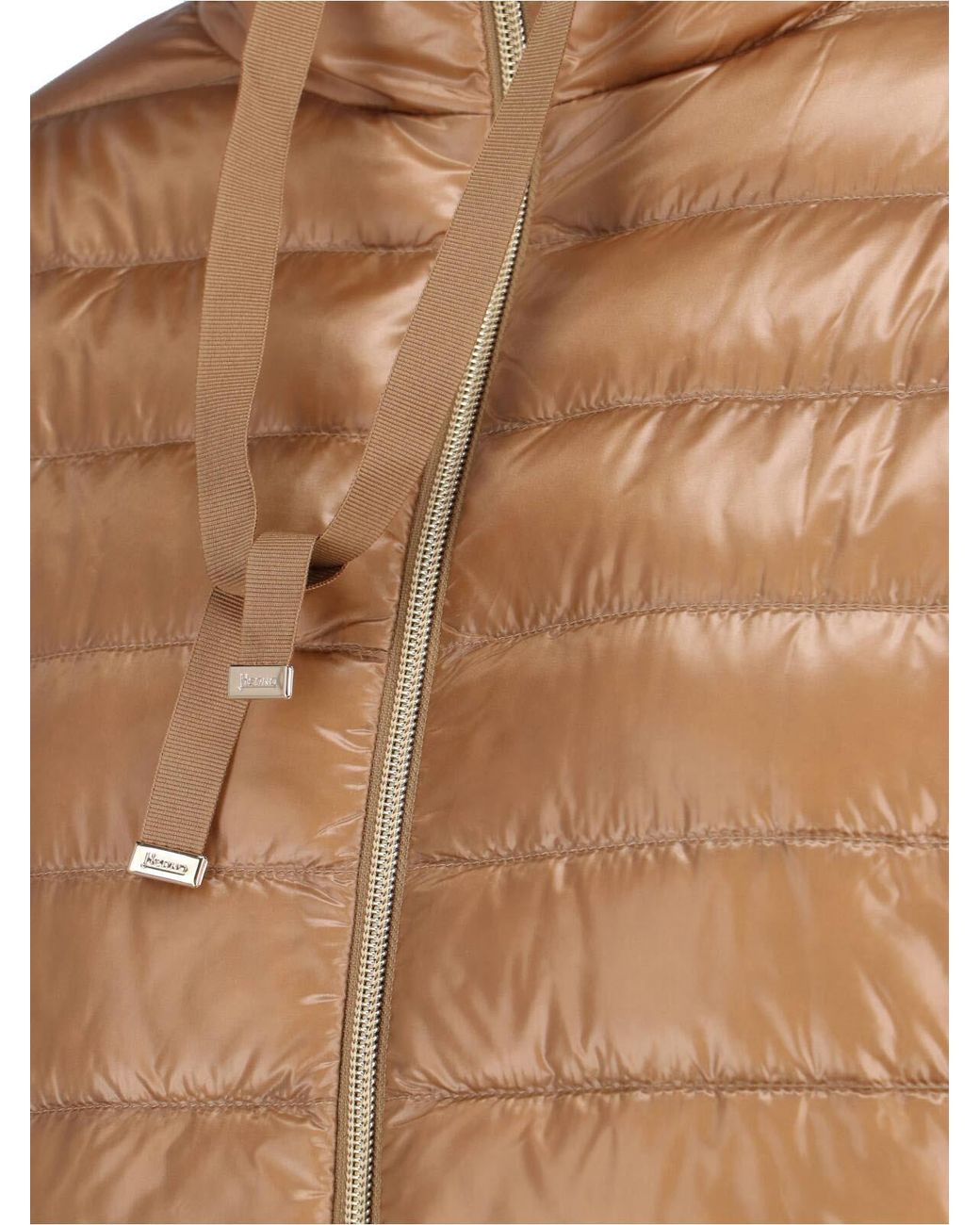 Herno Brown Quilted Panel Jacket