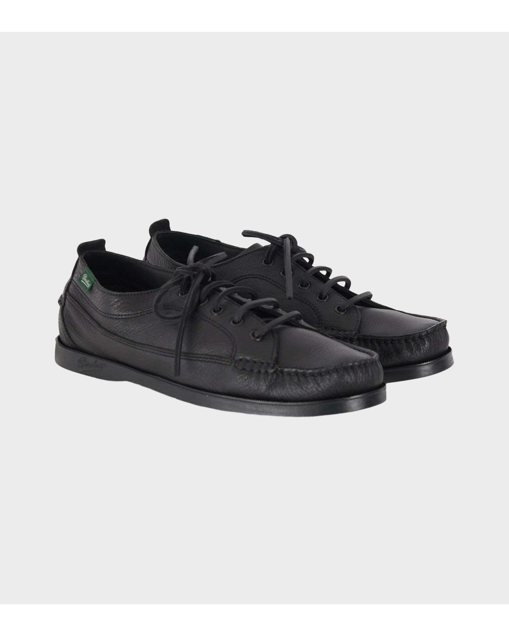 Paraboot Black Lace-Up Loafers for men