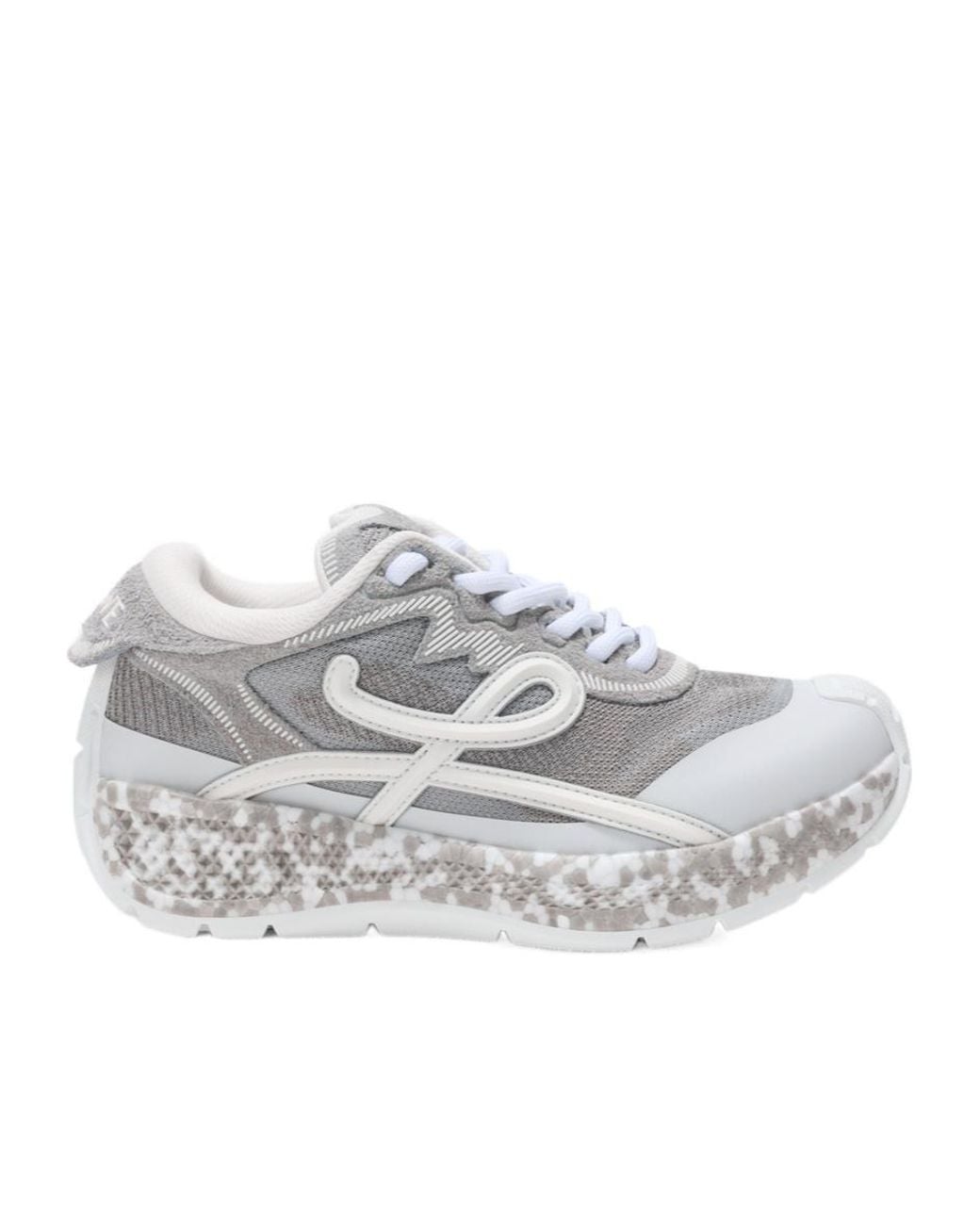 Loewe White Pogo Low-Top Sneakers