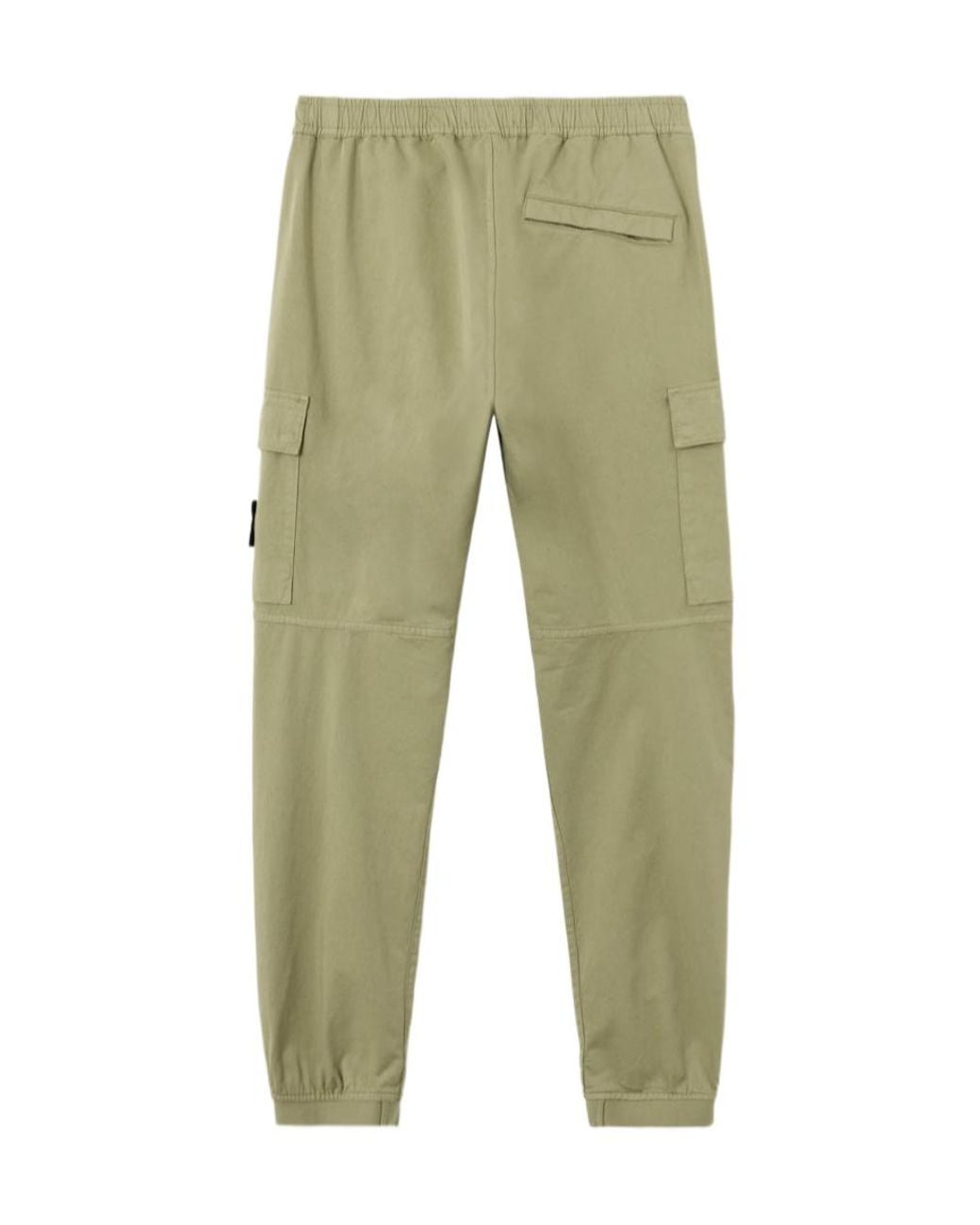 Stone Island Green Regular-Tapered-Fit Jogger Trousers With Elastic Waist for men