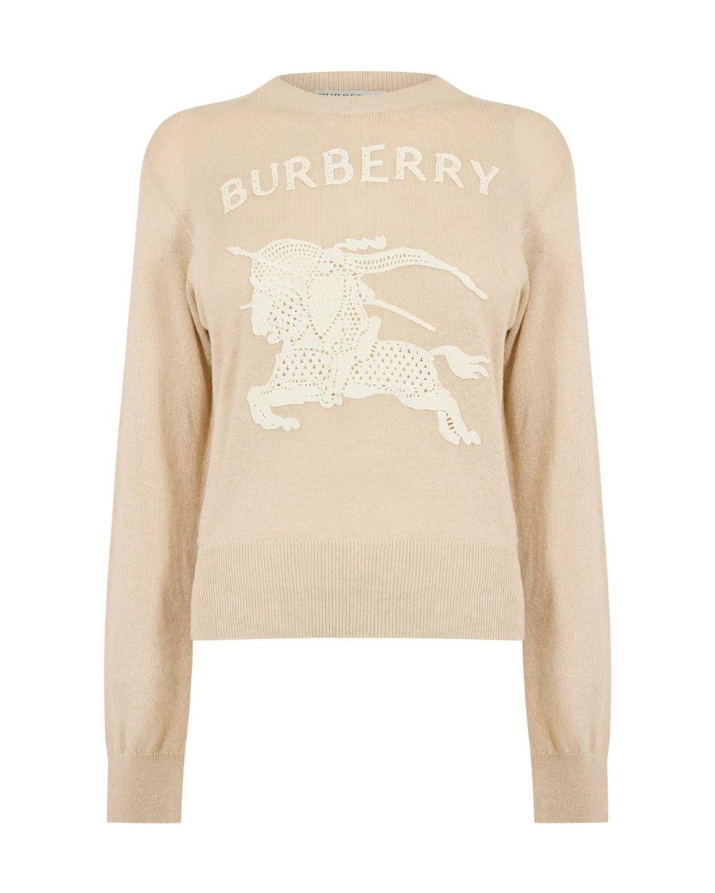 Burberry Natural Crew Neck Jumper