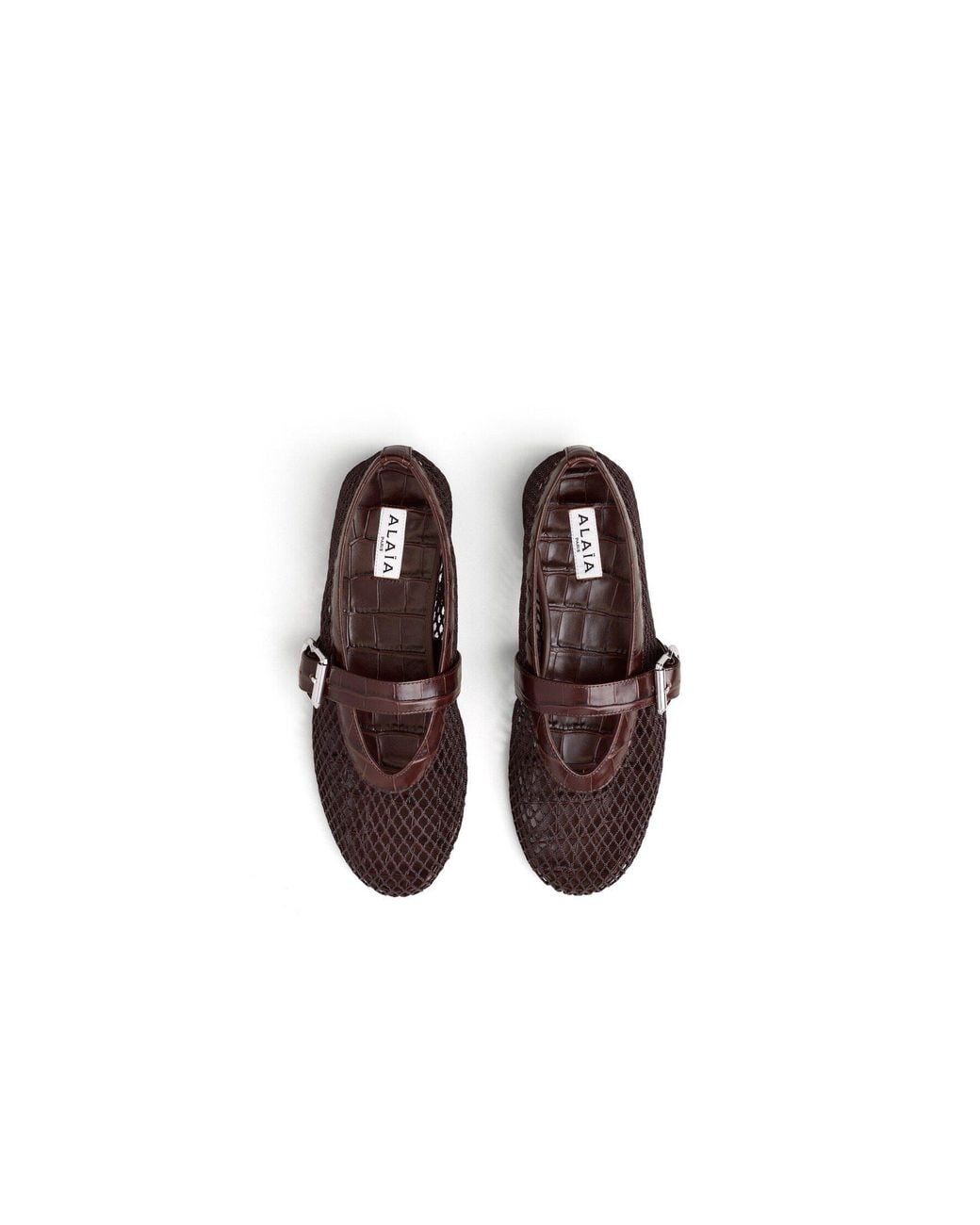 Alaïa Brown Ballet Flats