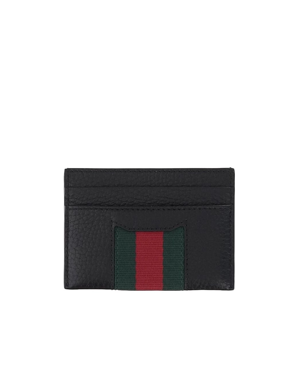 Gucci Black Web Trademark Bi-Fold Wallet for men