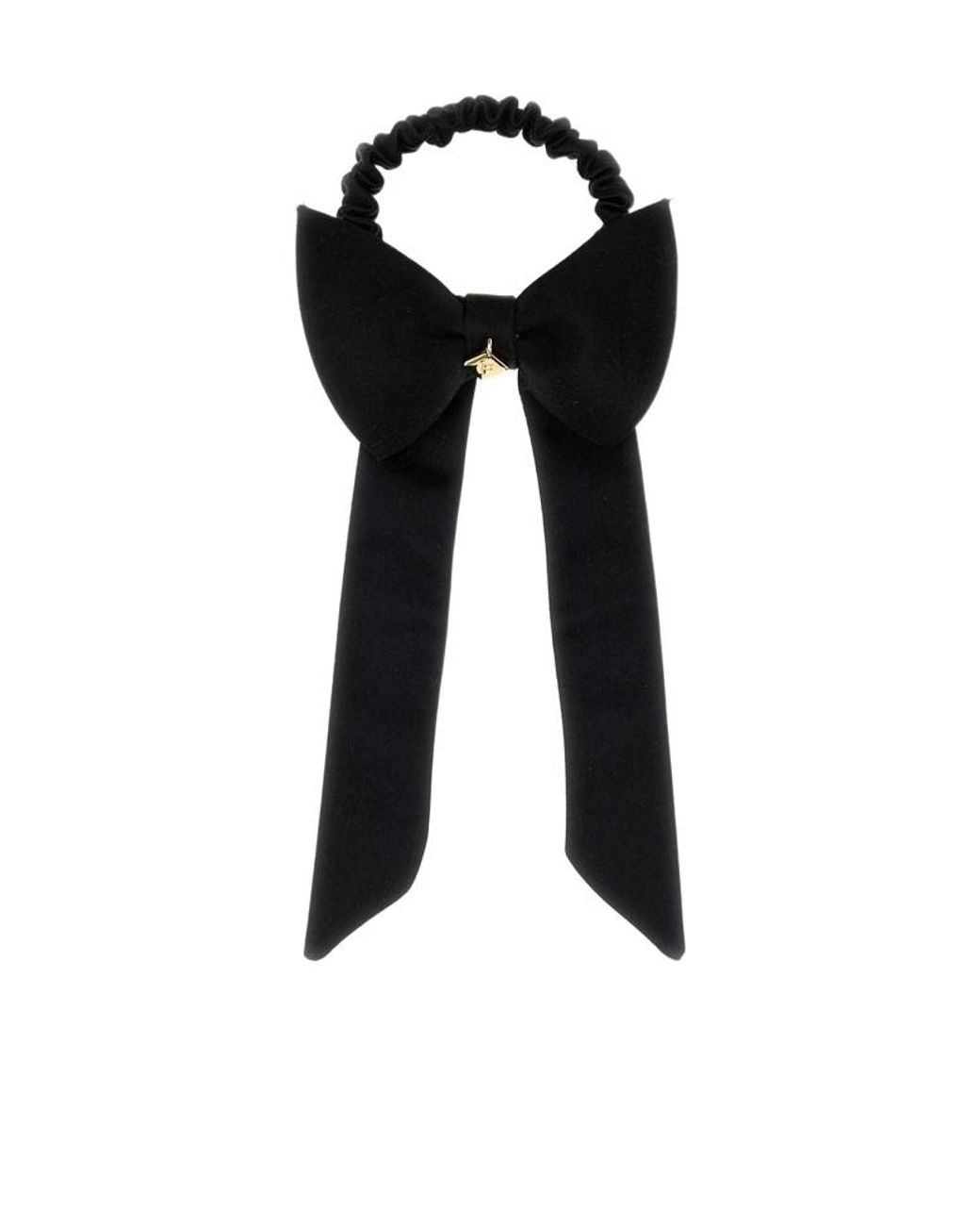 Ferragamo Black Ferragamo Bow Hairband Hair Accessory