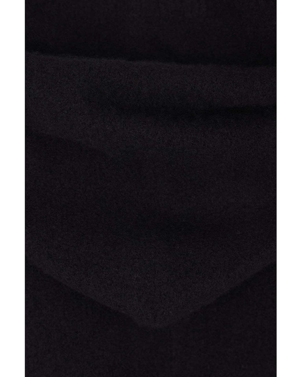 Rick Owens Black Maglia Cropped Hooded Sweater