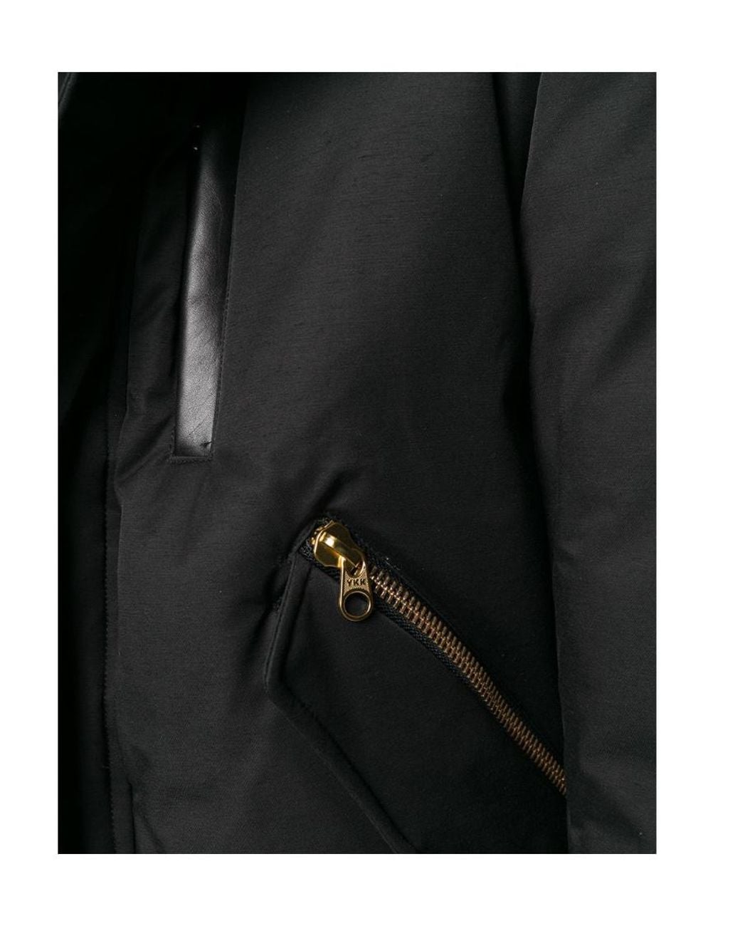 Mackage Black Hooded Down Jacket for men