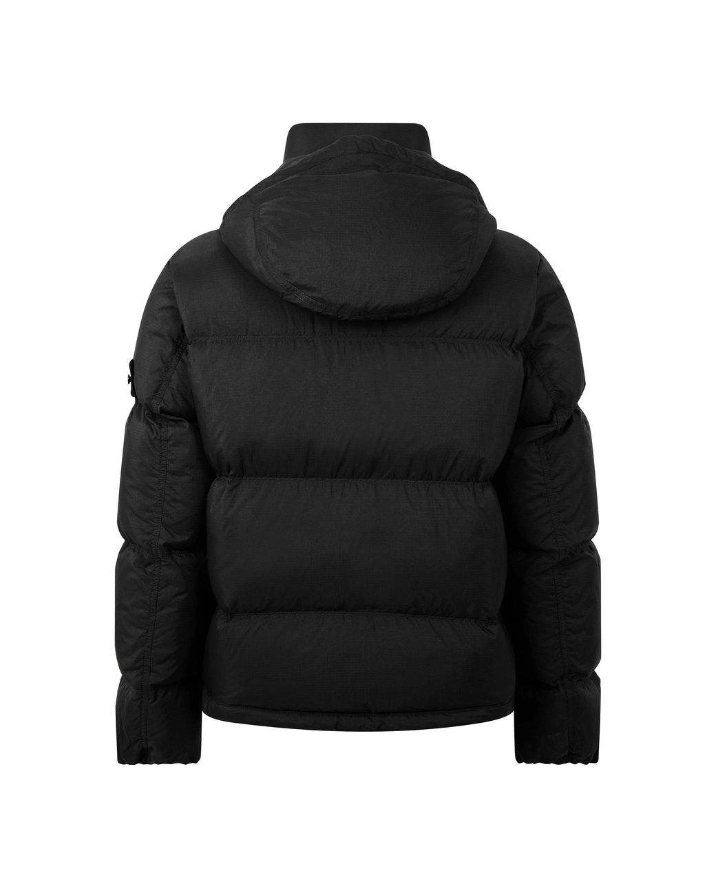 Stone Island Black Simple Down Jacket for men