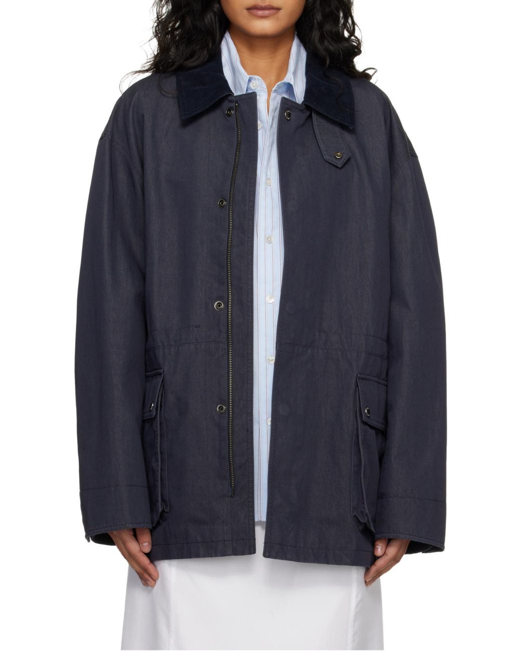 DUNST Blue Long Sleeve Jacket for men