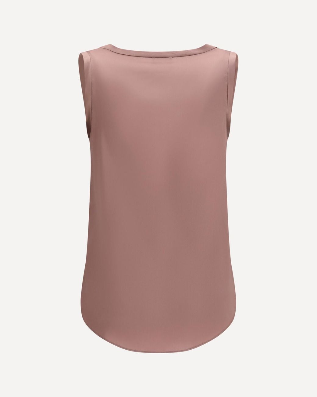 Brunello Cucinelli Pink Stretch-Silk Sleeveless Top
