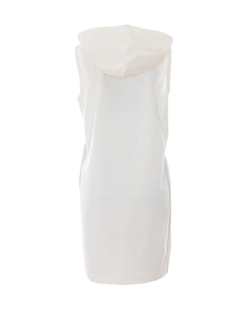 Twinset White Pleated Lace Detailed Short Dress