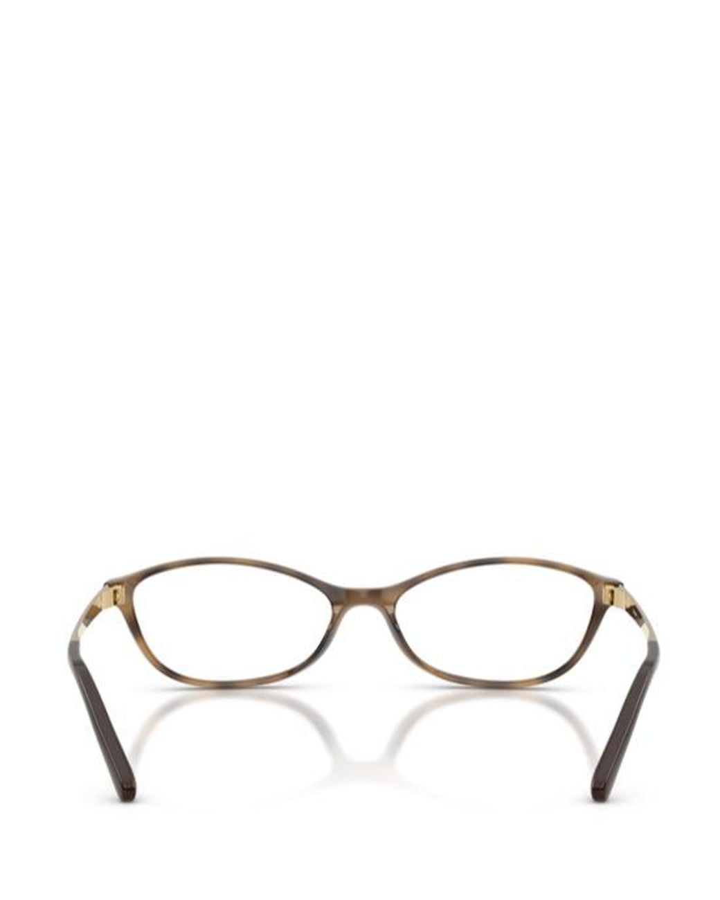 Miu Miu White Tortoiseshell-Effect Glasses