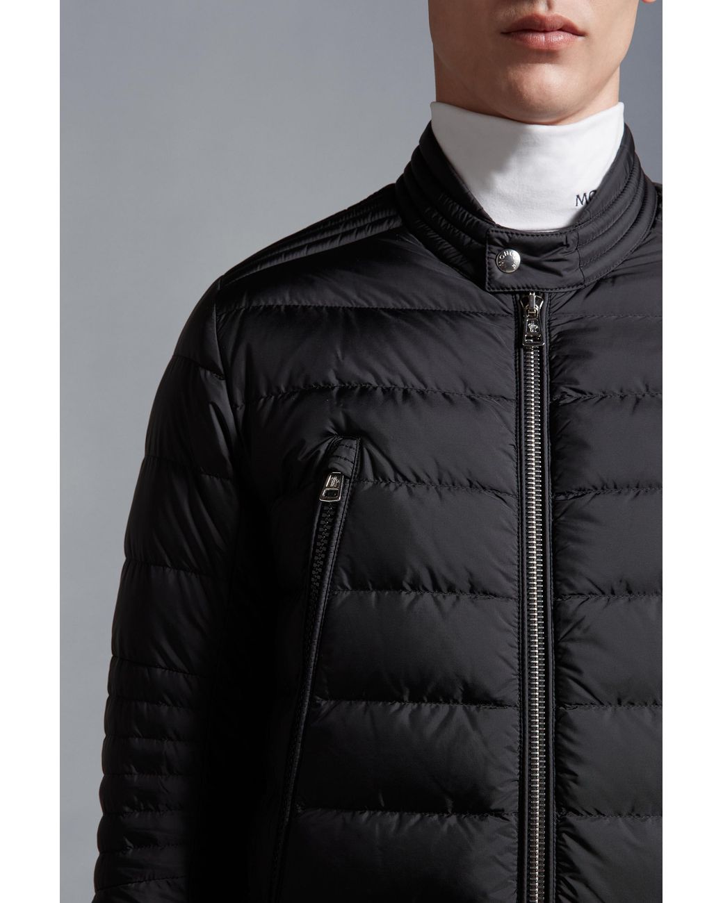 Moncler Black Amiot Short Down Jacket for men