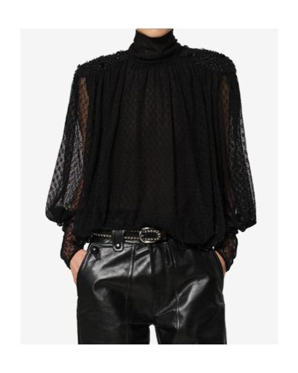 Isabel Marant Black Oeste Blouse
