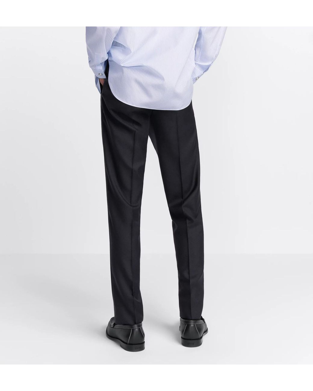 Dior Blue Homme Icons Straight Leg Trousers for men