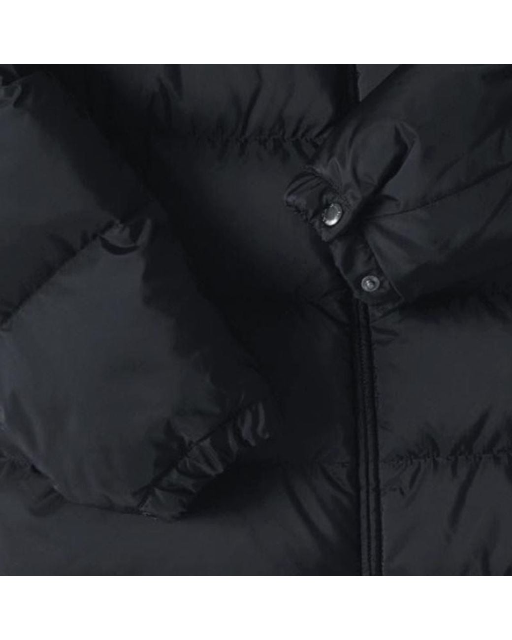Prada Black Logo Quilted Down Jacket for men