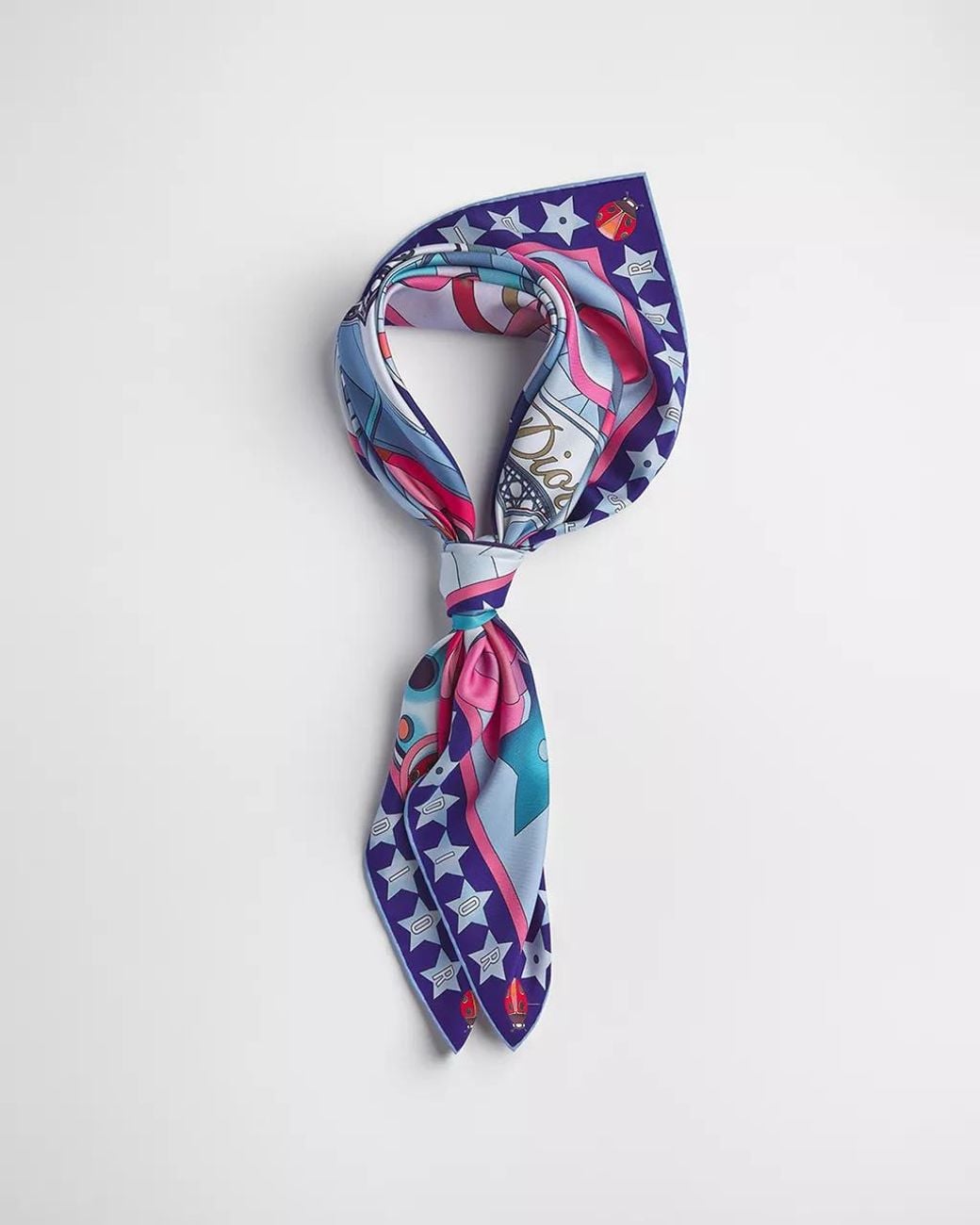 Dior Blue Drive-In 90 Square Scarf
