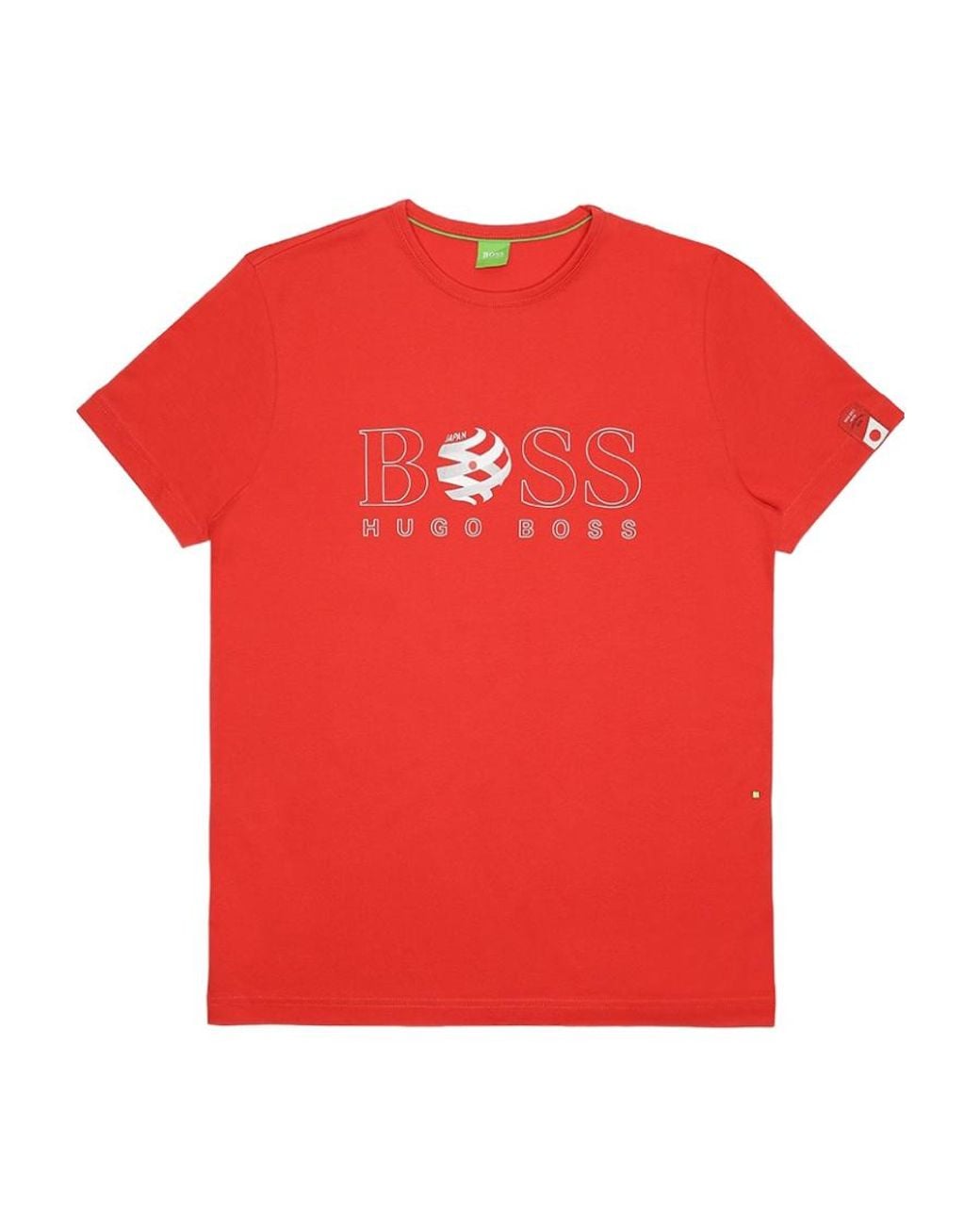 Boss Red T-Shirt With Round Neck And Short Sleeves for men