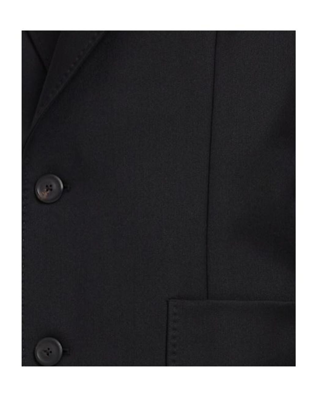 Our Legacy Black Wool Blend Overcoat for men