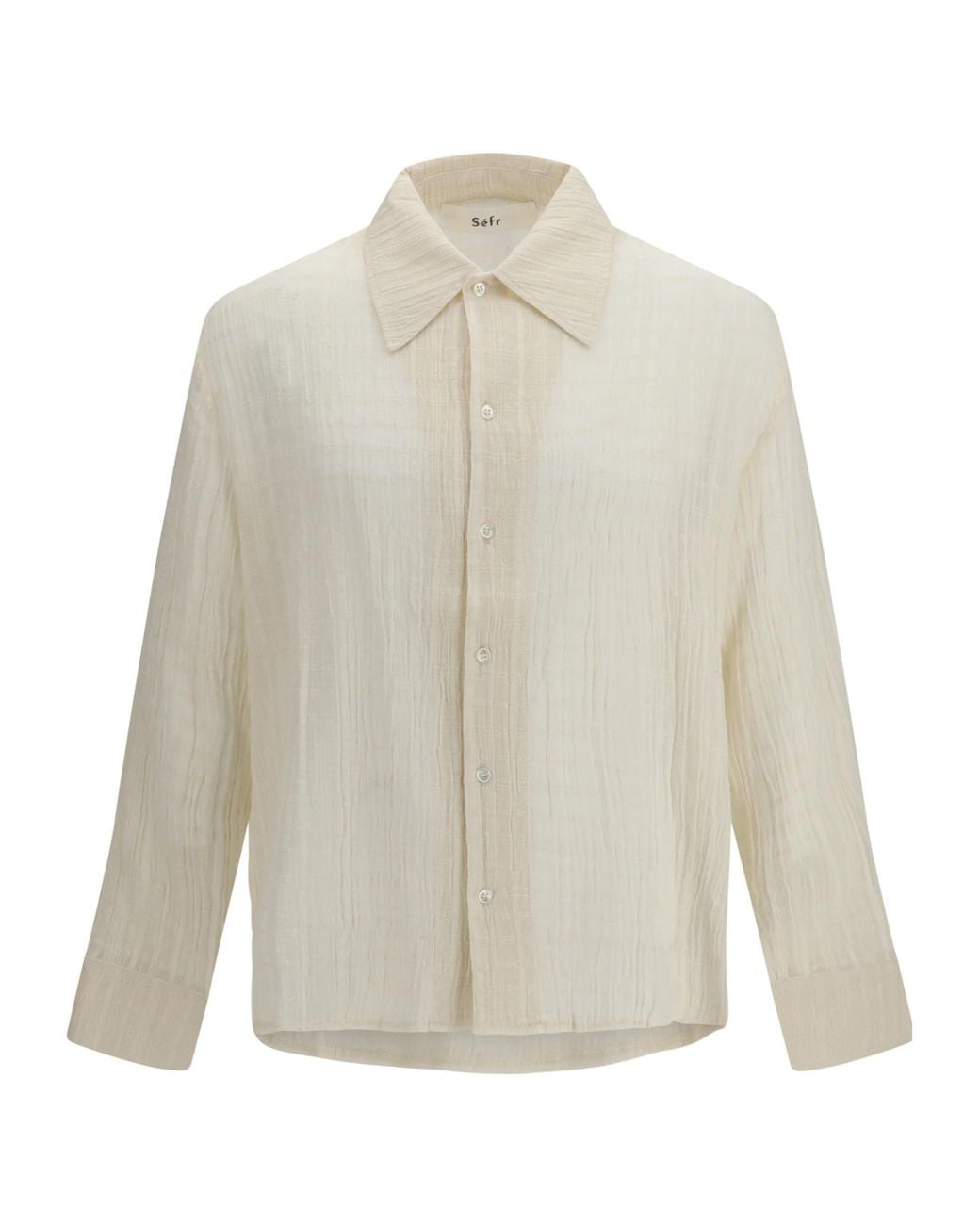 Séfr White Séfr Ignacio Textured Shirt for men
