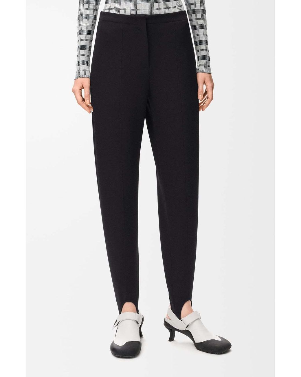 Loewe Black Stirrup Trousers
