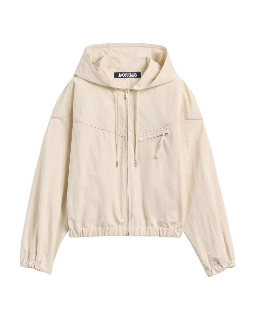 Jacquemus Natural Hooded Zip-Up Jacket for men