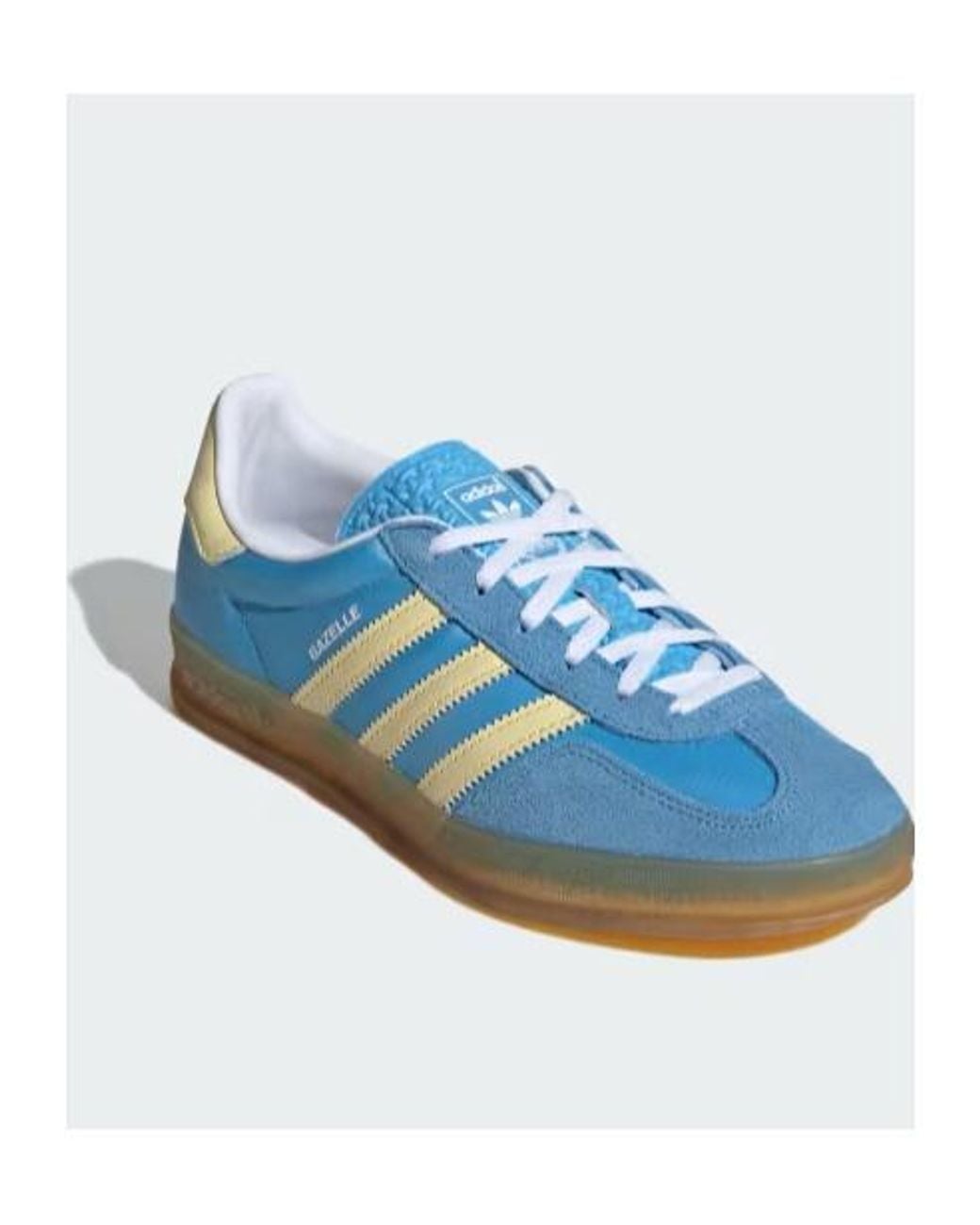 Adidas Blue Originals Gazelle Indoor Low-Top Sneakers