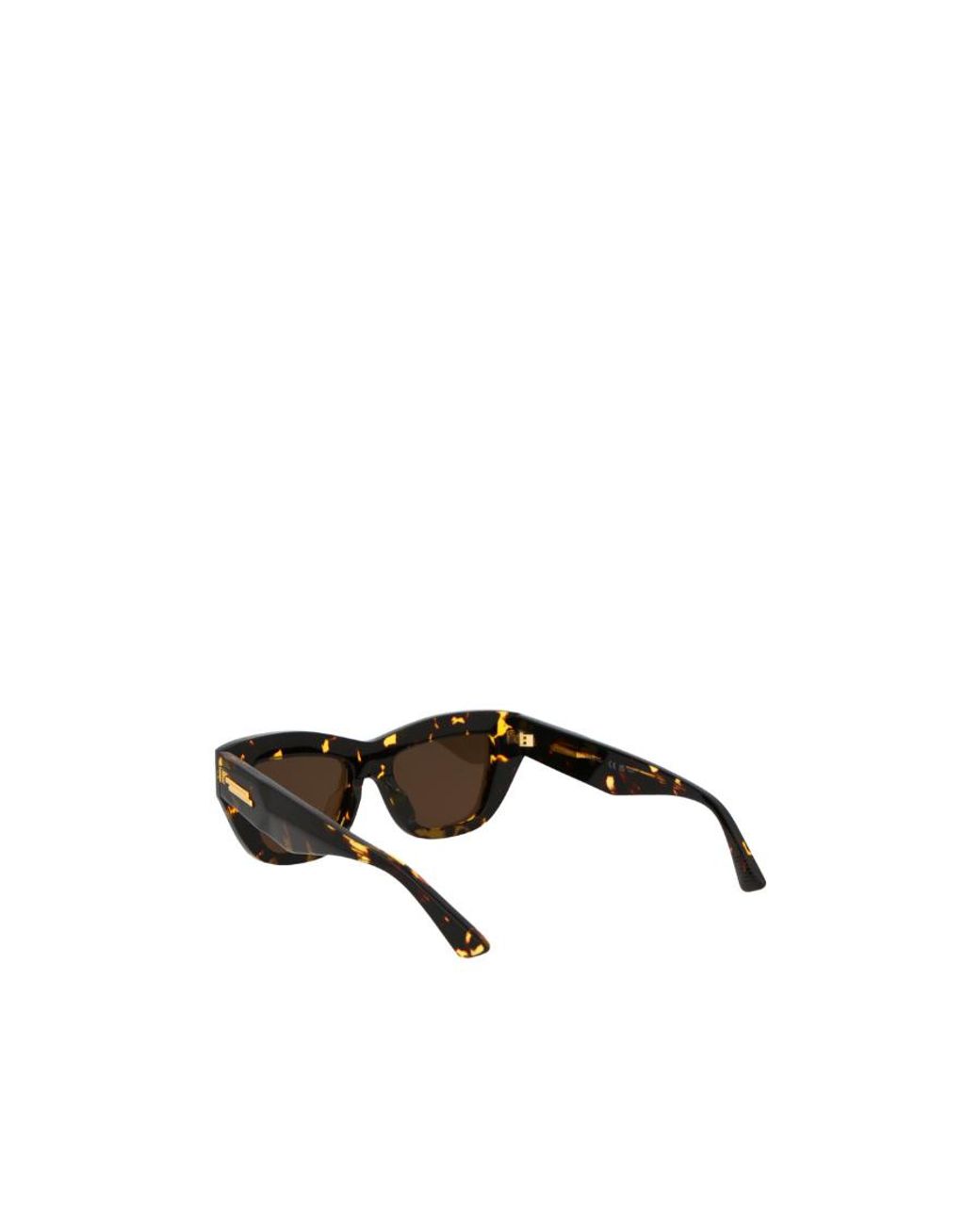 Bottega Veneta Brown Eyewear Rectangle Frame Sunglasses