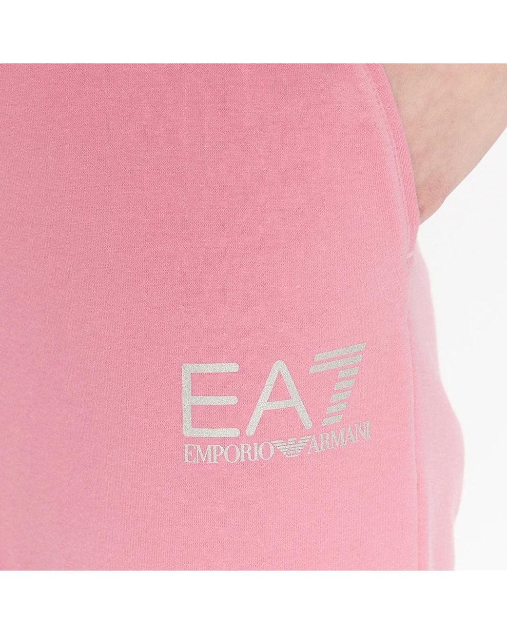 EA7 Pink Logo Sweatpants