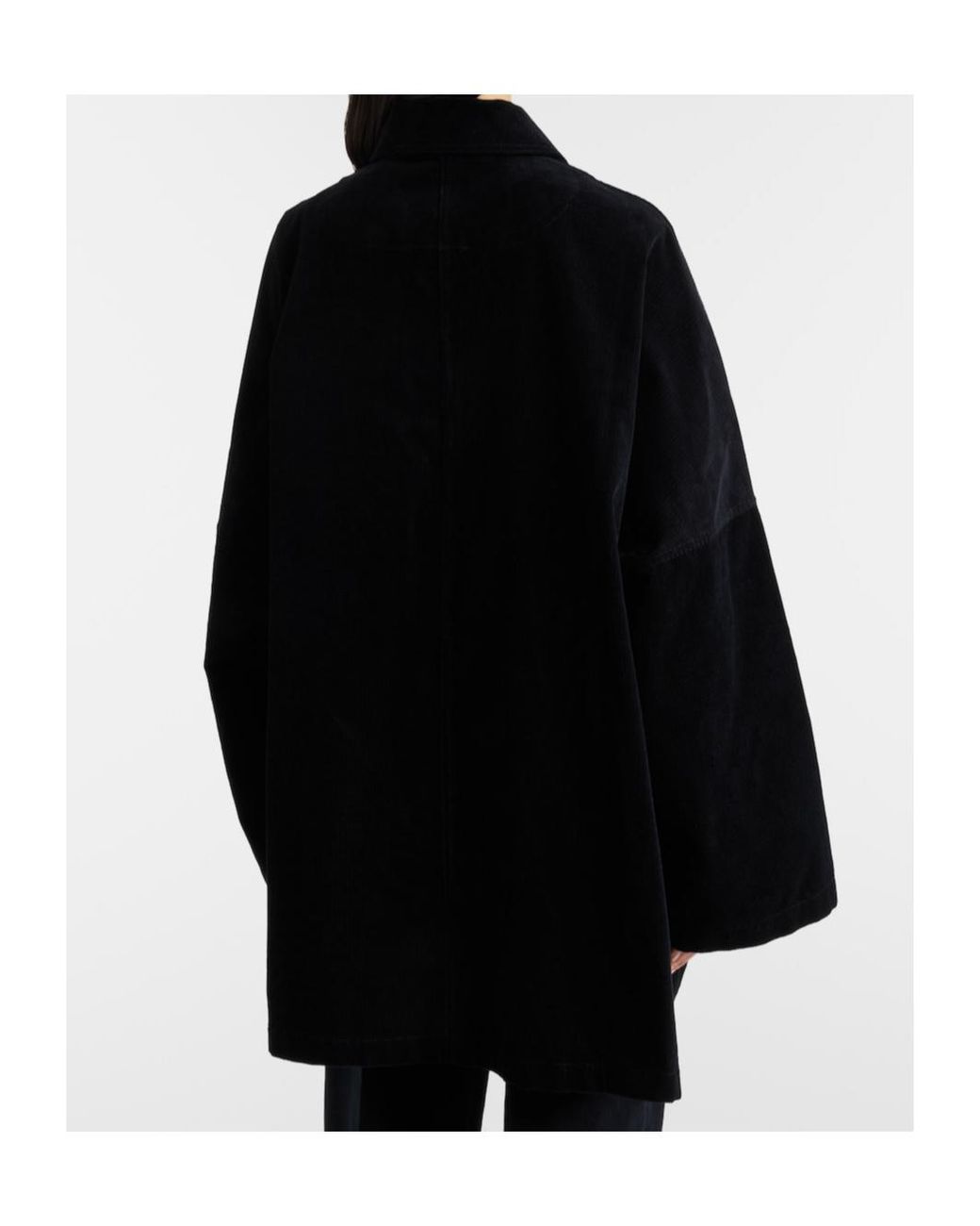 Totême Black Cotton Corduroy Jacket