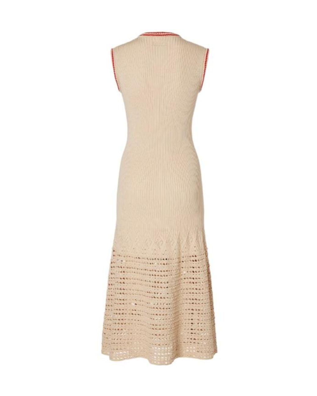 Fendi Natural Crocheted Dress