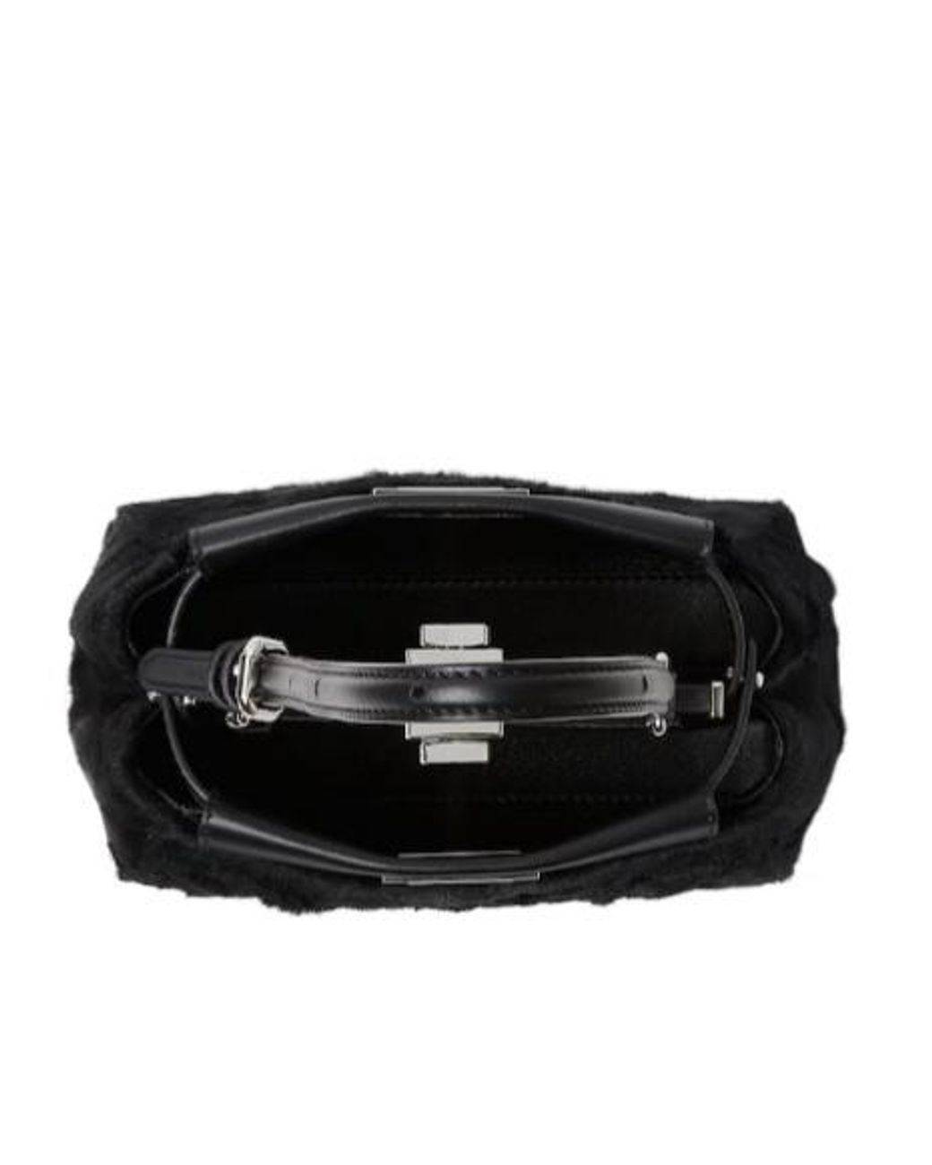 Fendi Black My Peekaboo Xs Shoulder Bag