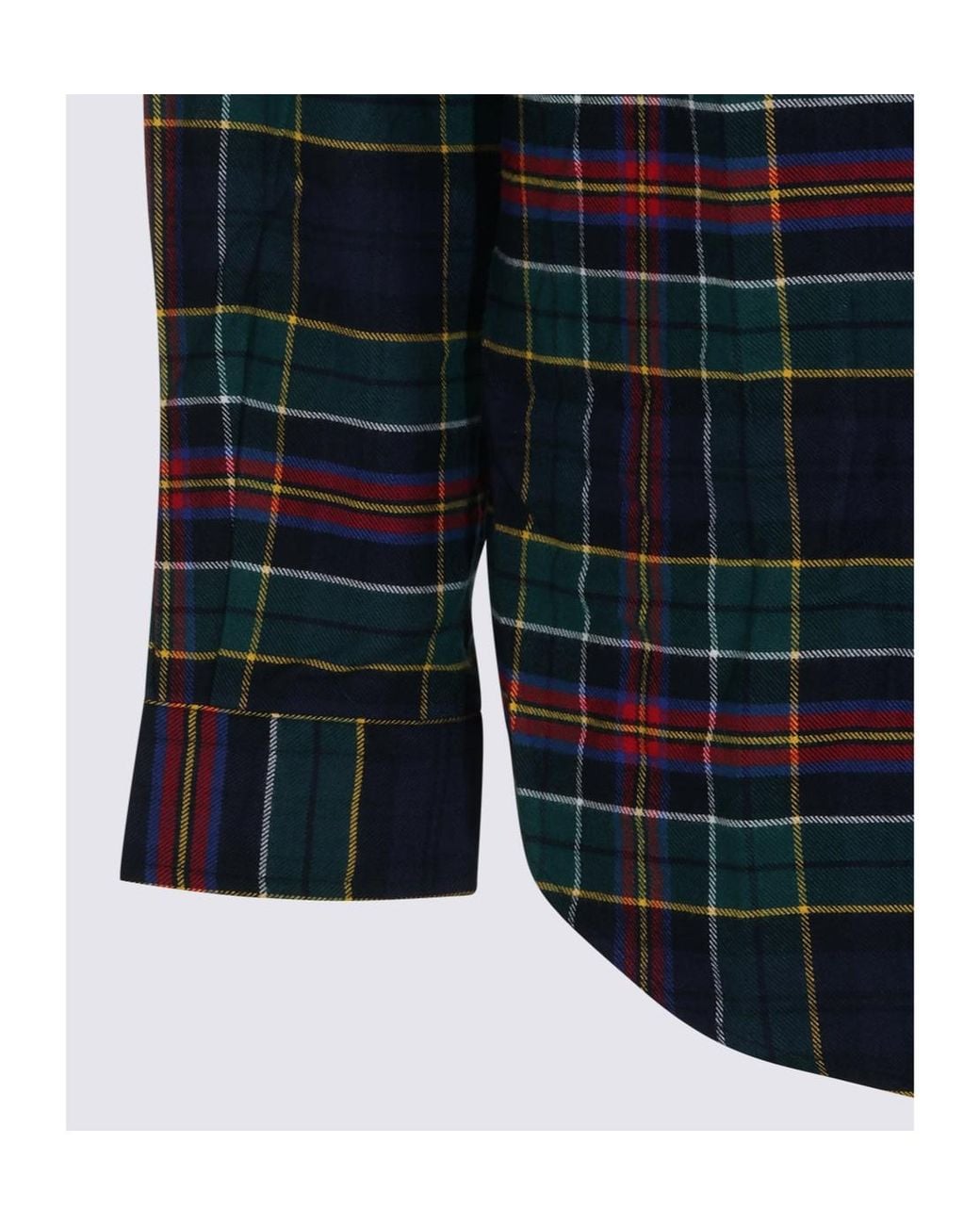 Polo Ralph Lauren Blue Tartan Check-Pattern Shirt for men