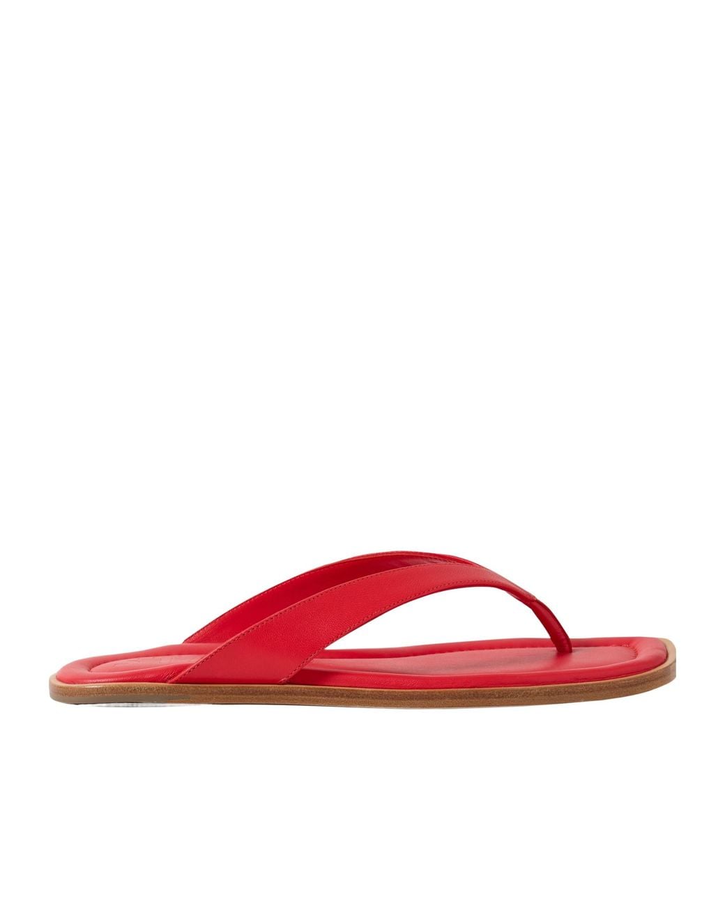 Staud Red Minimalist Sandals