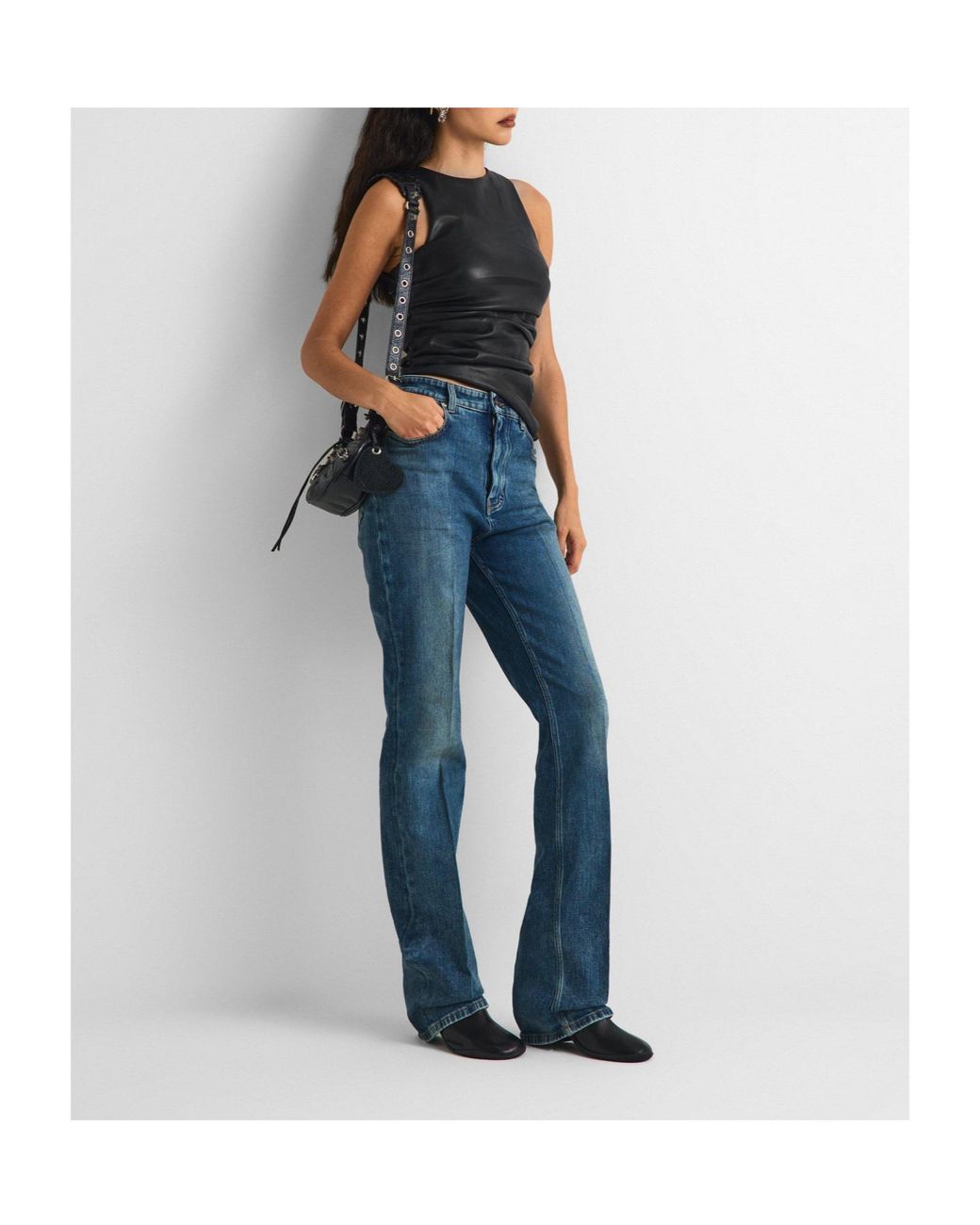 Balenciaga Blue High-Waist Jeans