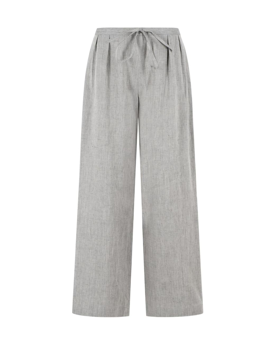 Loulou de Saison Gray Drawstring Casual Pants