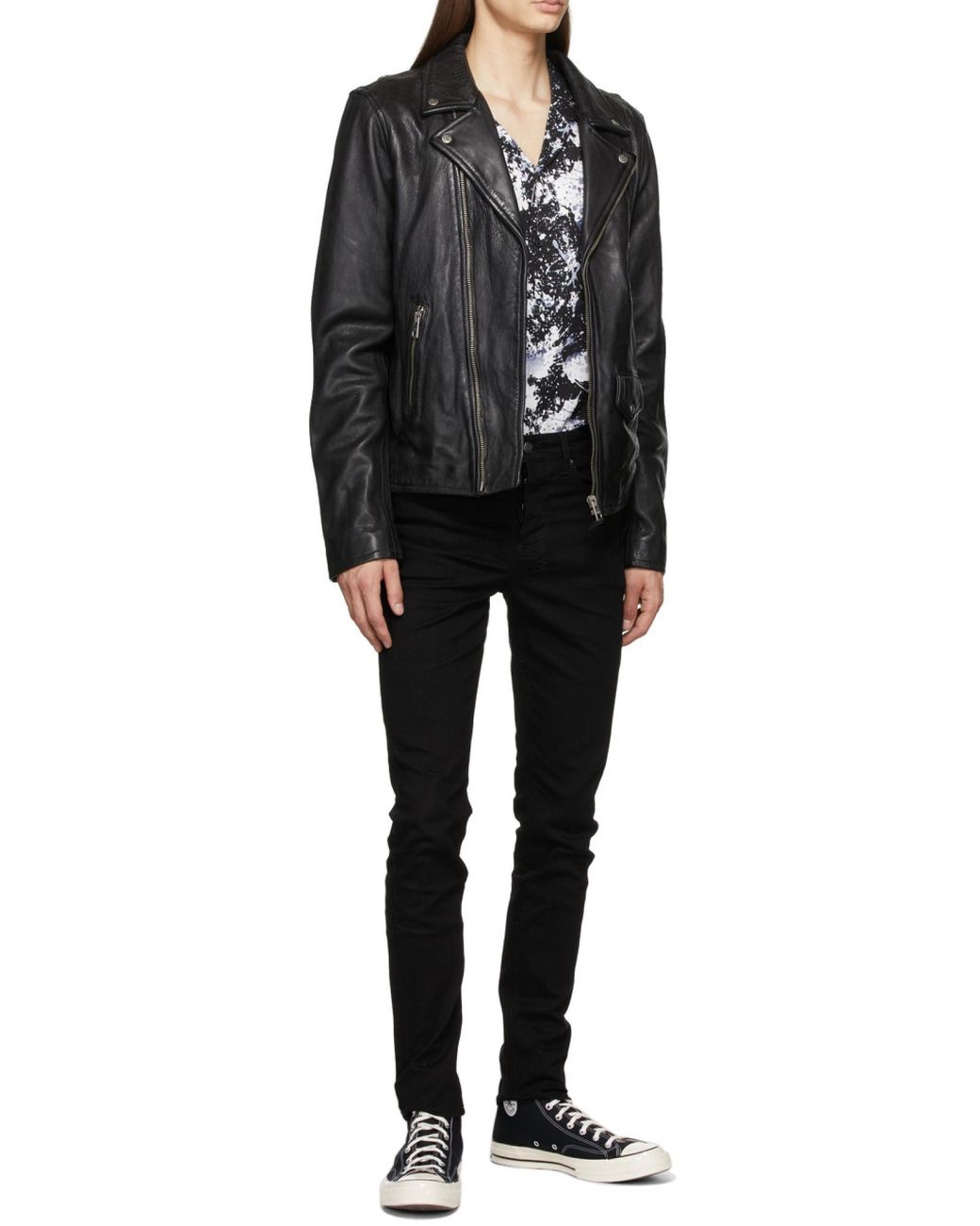 Ksubi Black Zipper Casual Jacket for men