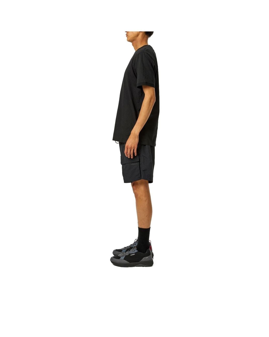 Boss Black Color Block Sneakers for men
