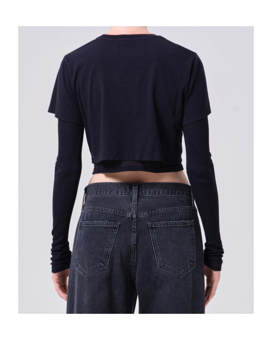 Agolde Black Romily Tee